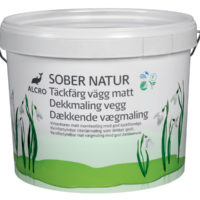 sober natur täckfärg vägg