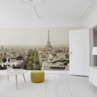 paris Eiffeltornet väggbild vardagsrum